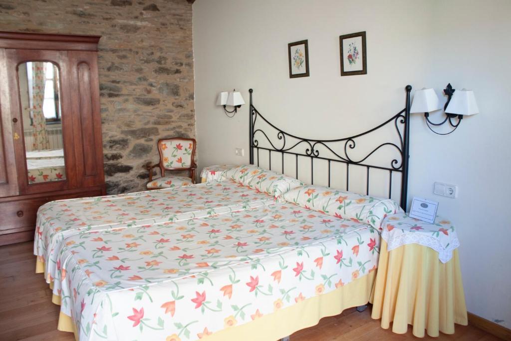 Pazo Santa Maria Hotel Arzúa Szoba fotó